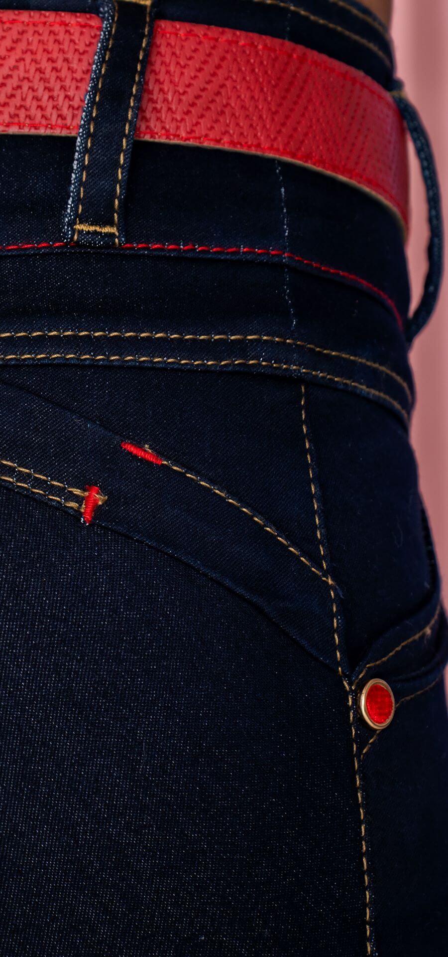 Ref. 700-1670 Peach skin fabric tube jeans. Industrial tone.