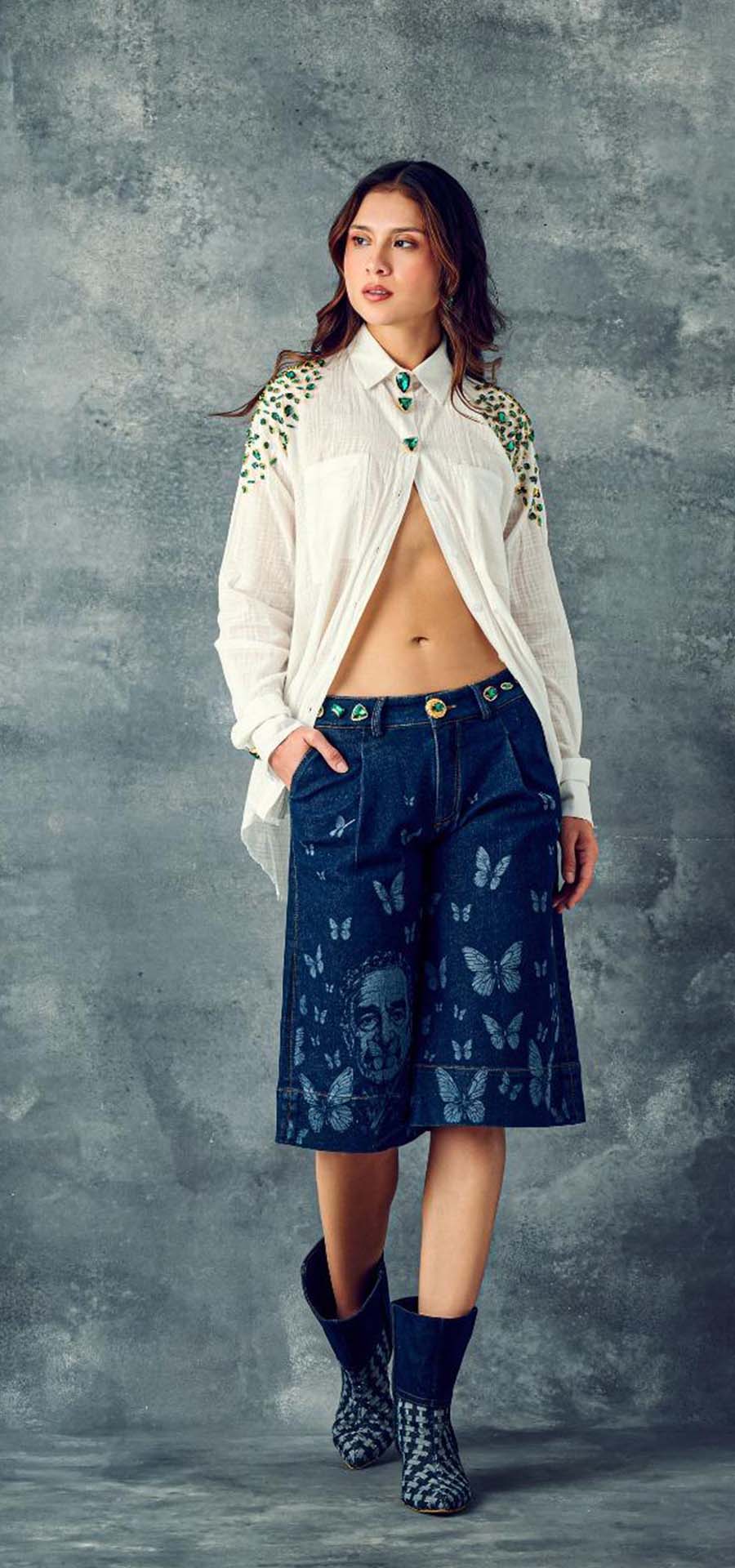 Ref. BFW-040 Camisa Gabo. Composición Cañamo