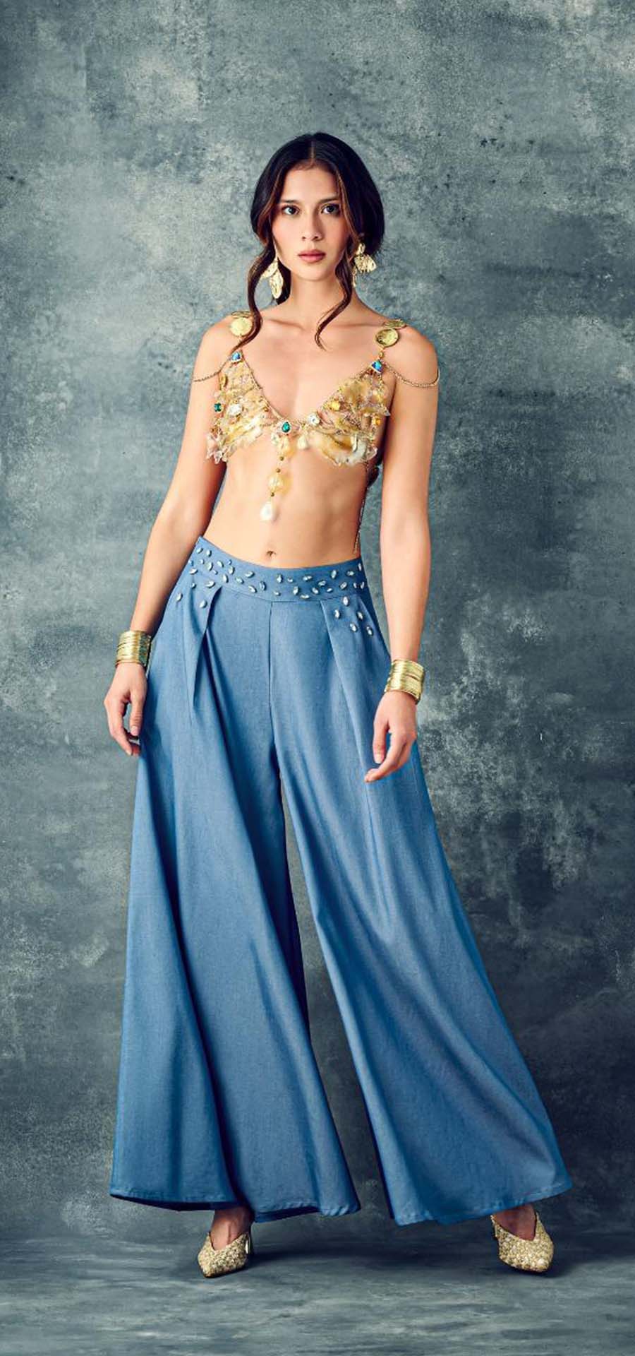 Ref. El Dorado Palazzo Pants Tencel 100% cotton