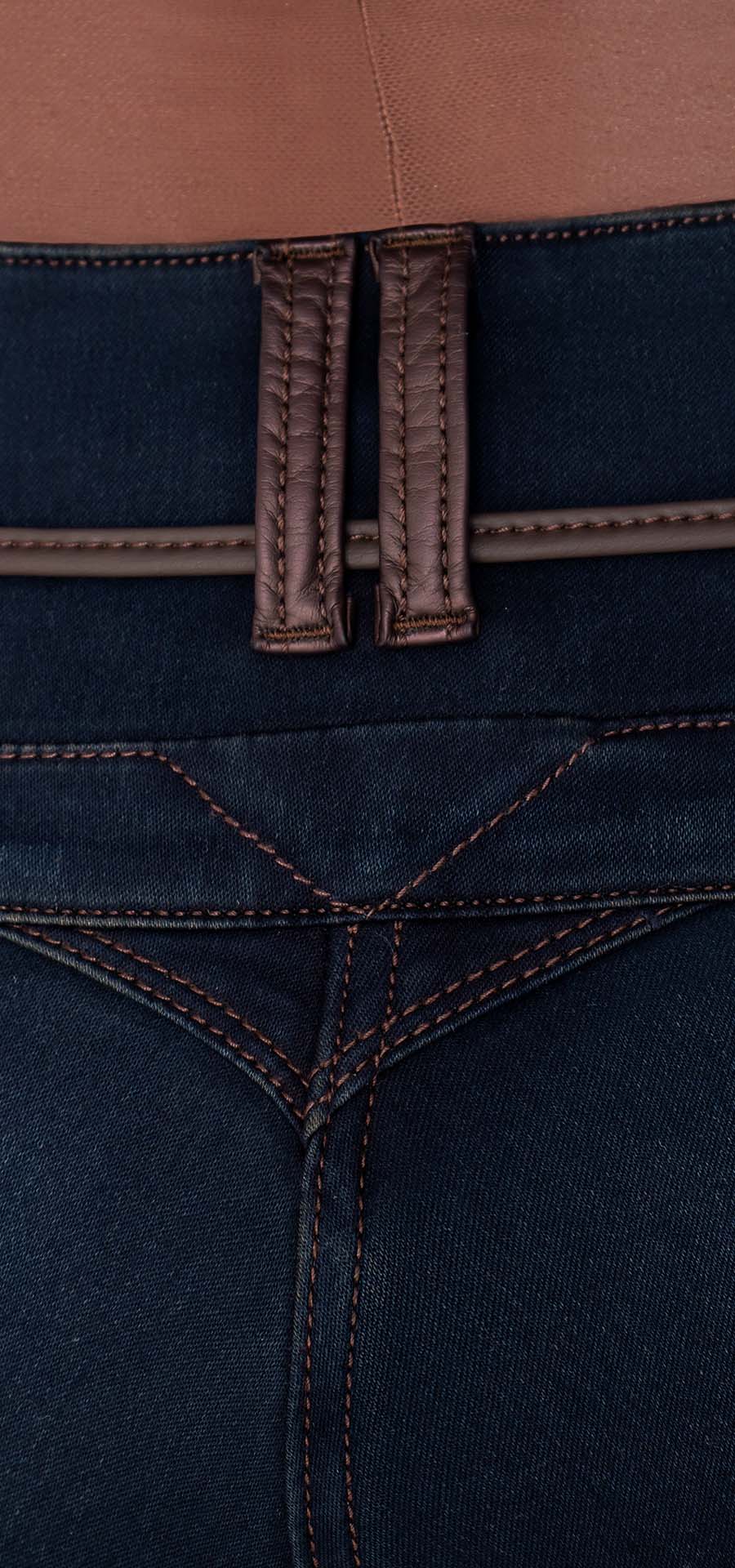 Jeans levanta cola control abdomen detalle