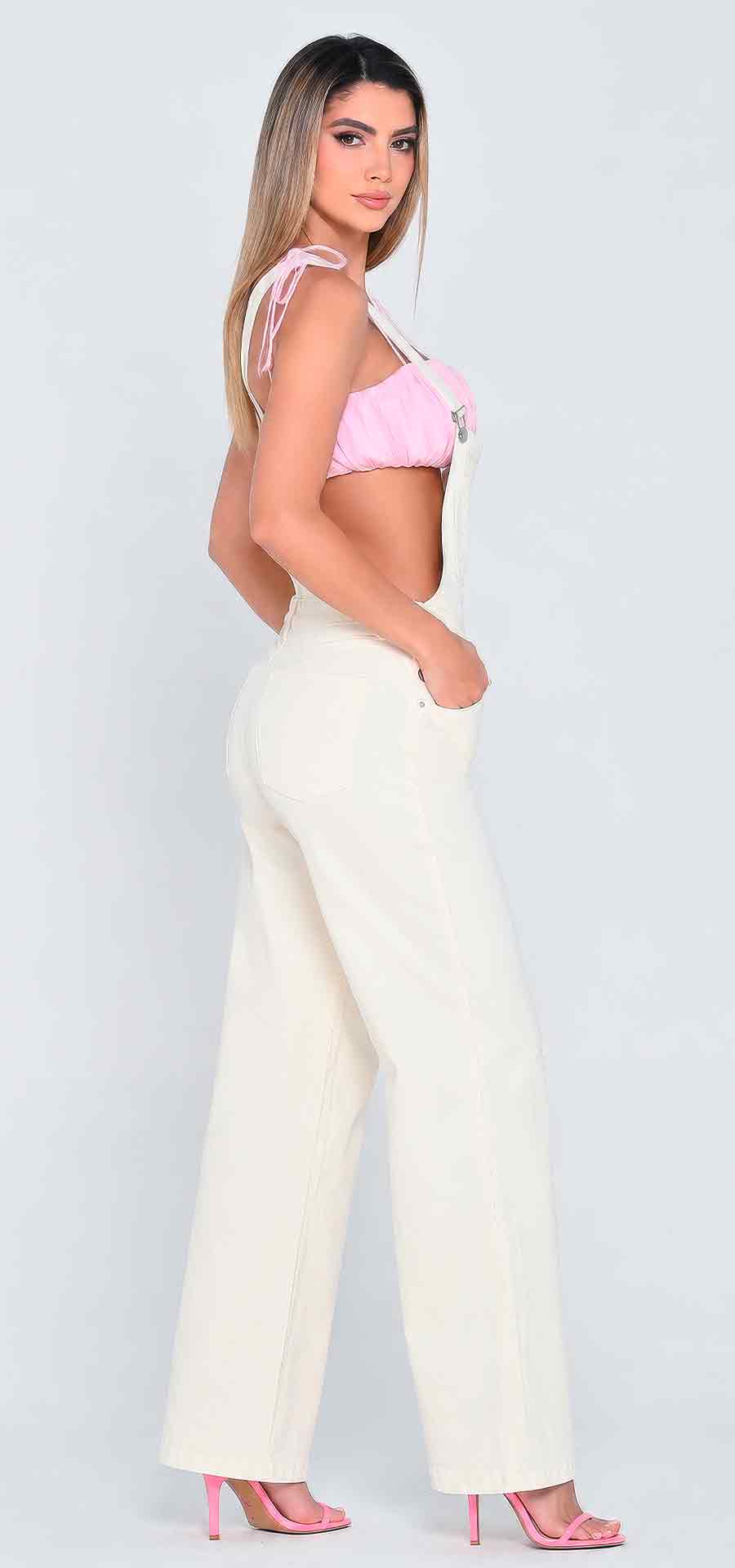 Ref. 700-1801 Palazzo jumpsuit. Off-white
