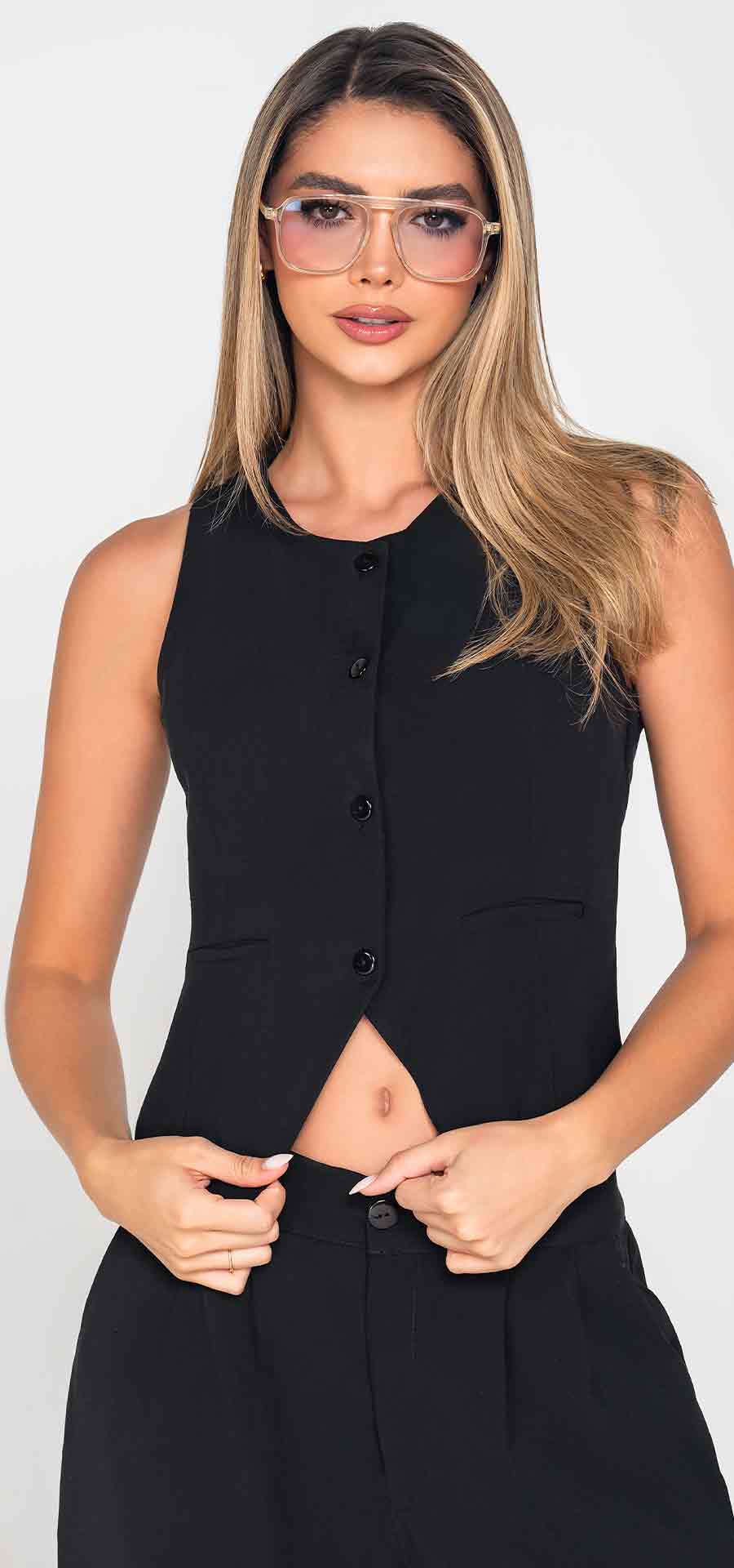 Ref. MM-015 Conjunto 2 piezas. Tono negro