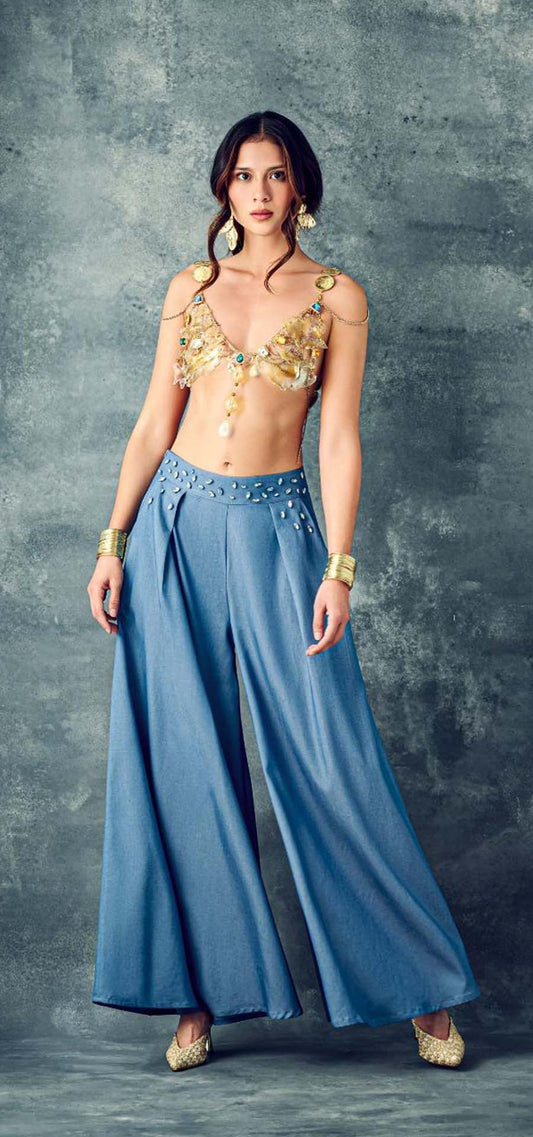 Ref. El Dorado Palazzo Pants Tencel 100% cotton