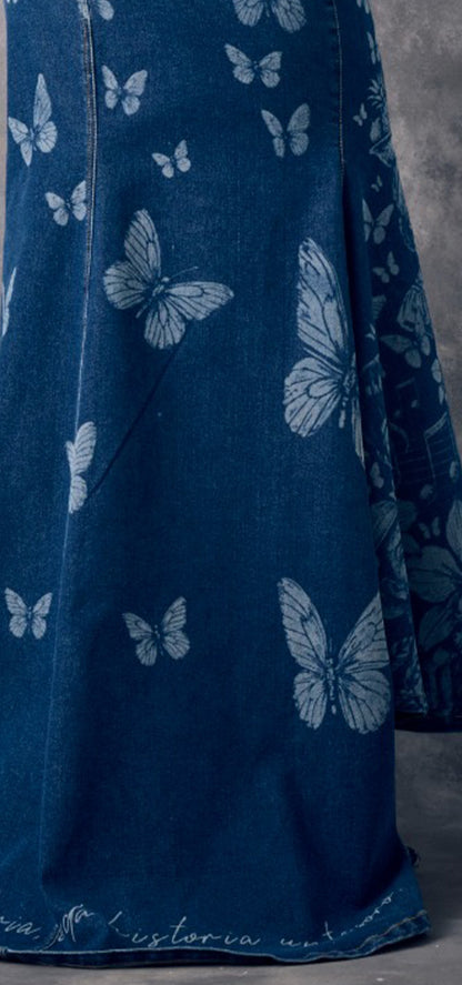 Ref. BFW-034 El Tesoro Skirt. Composition Denim 98/2